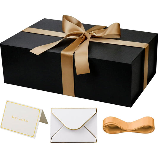 YINUOYOUJIA caja frontal negra mostrando diseño elegante y protección