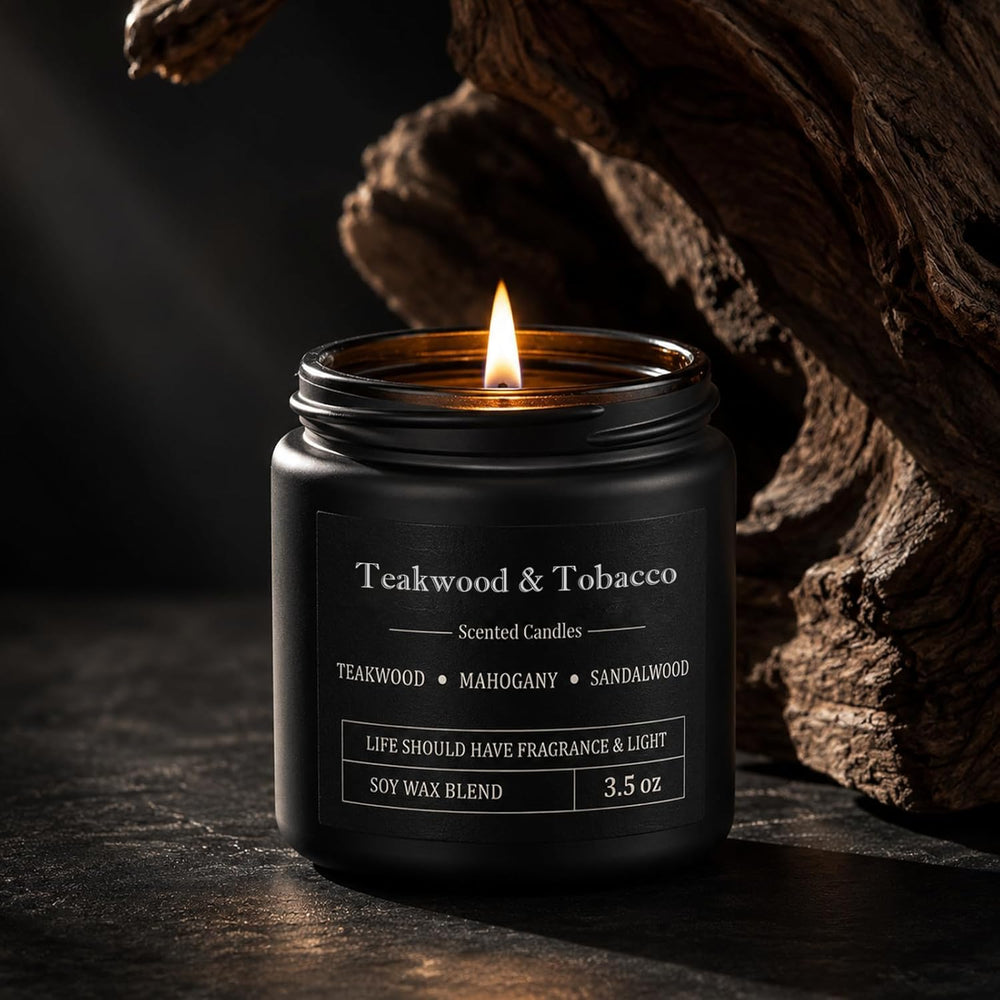 YMing vela 3.5 oz comparada con taza para referencia de tamaño práctico