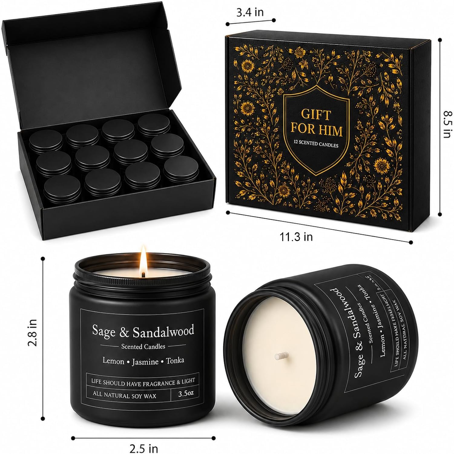 YMing caja regalo abierta ideal para regalar a padre o pareja