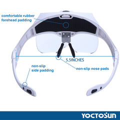 YOCTOSUN estuche protector que mantiene las gafas limpias y seguras