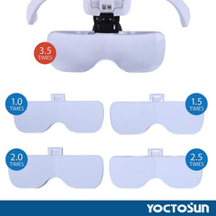 YOCTOSUN conjunto de cinco lentes intercambiables y sus aumentos