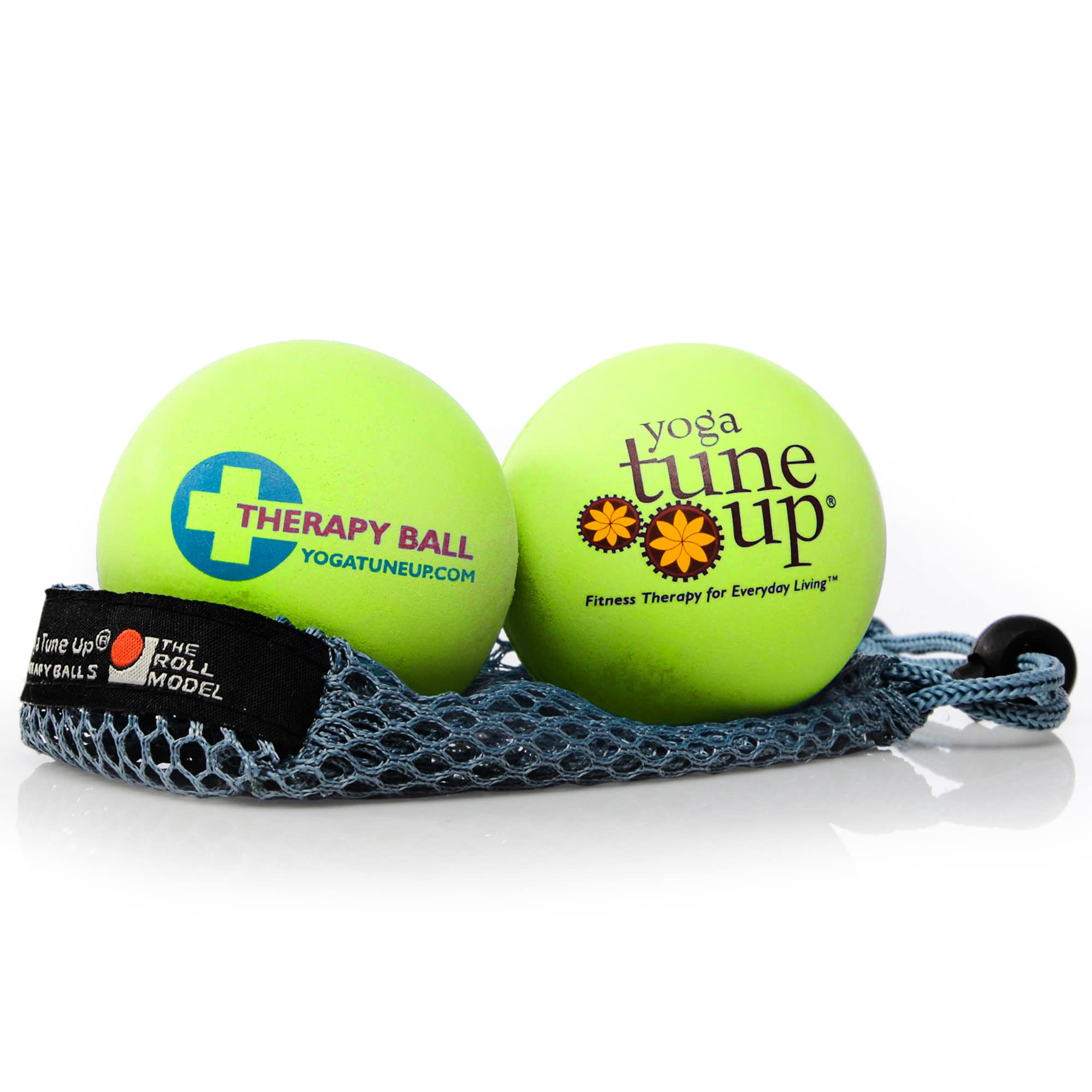 YOGA TUNE UP frontal con tote mostrando transporte y conveniencia