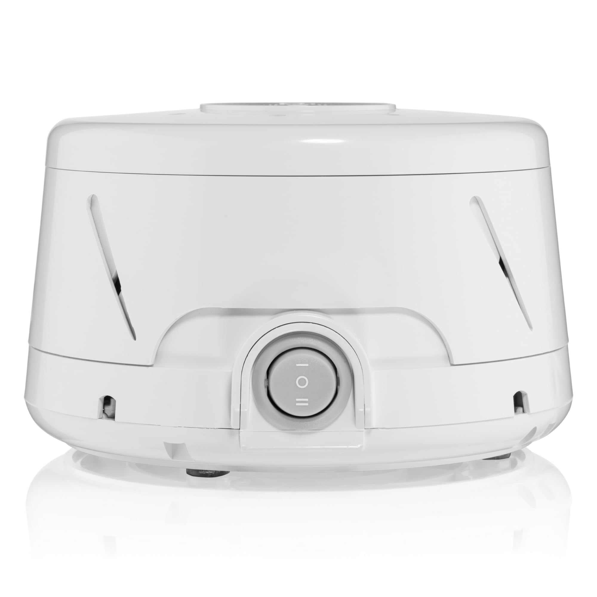 YOGASLEEP Dohm Classic frontal blanco mostrando diseño clásico y tranquilidad