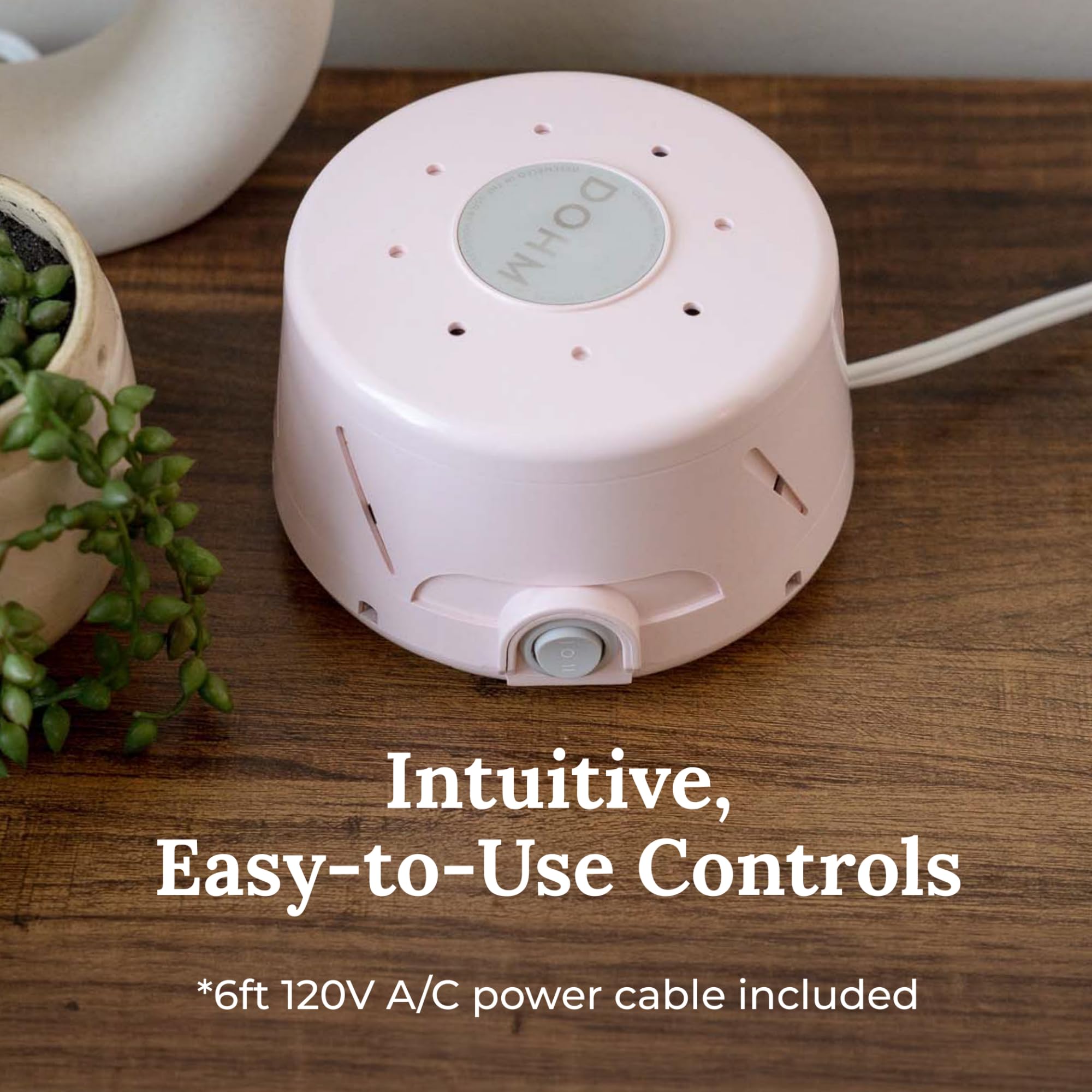 Dohm Classic YOGASLEEP en cuarto de bebé proporcionando ambiente calmante
