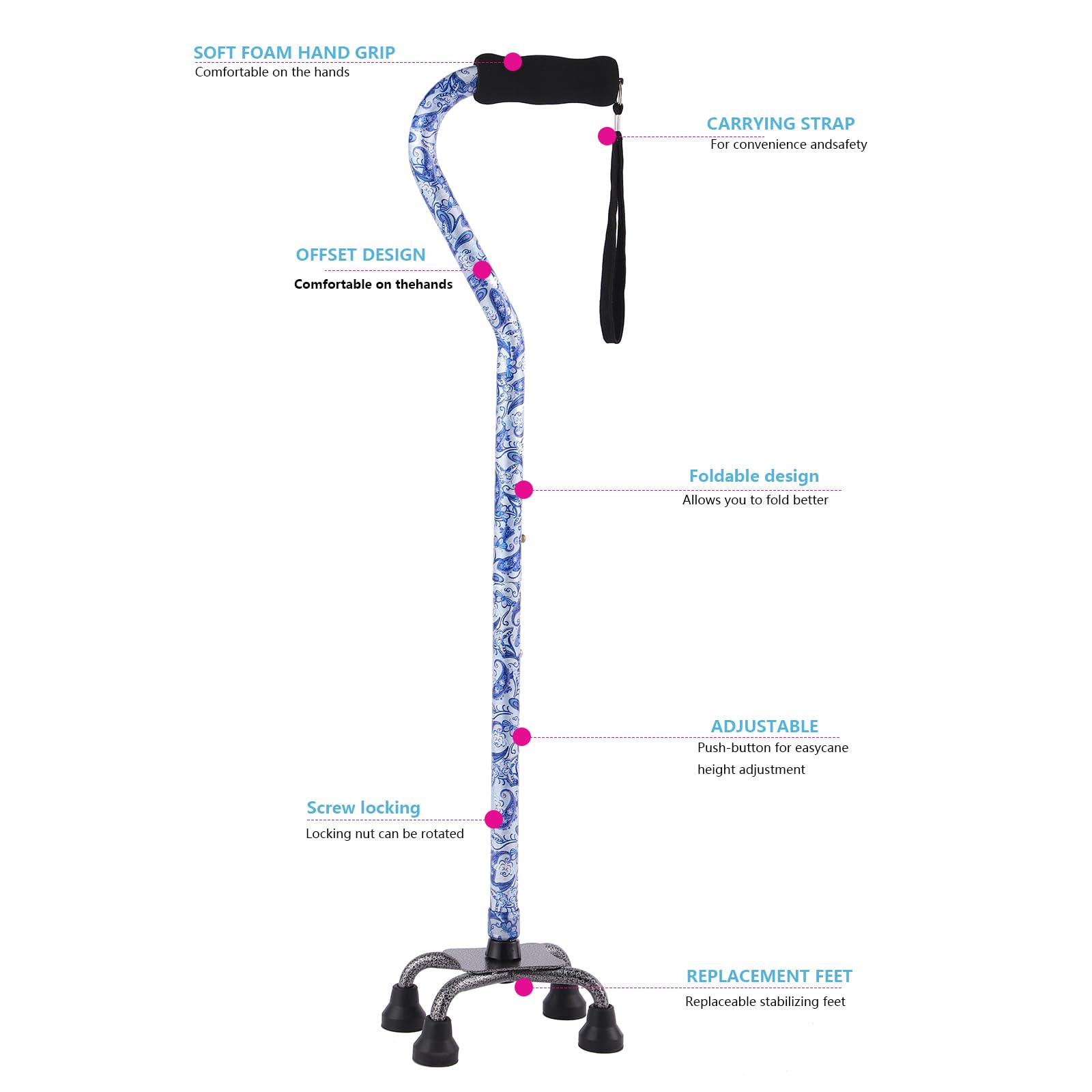 YOKABOZE etiqueta que indica capacidad de soporte hasta 380 lbs y seguridad