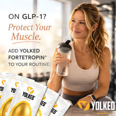 YOLKED etiqueta con certificación NSF que garantiza control de calidad