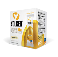 YOLKED vista frontal del empaque que transmite calidad y practicidad