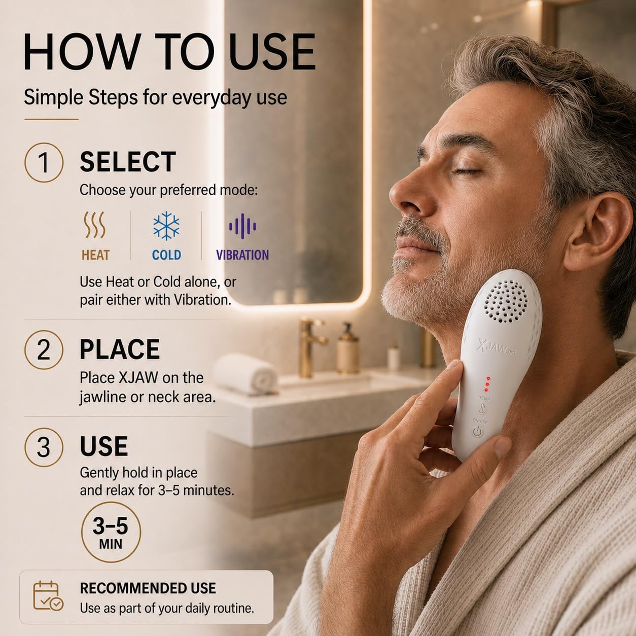 Yolo Mountain Therapeutic XJAW usado en cuello para comodidad y relajación