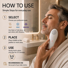 Yolo Mountain Therapeutic XJAW usado en cuello para comodidad y relajación
