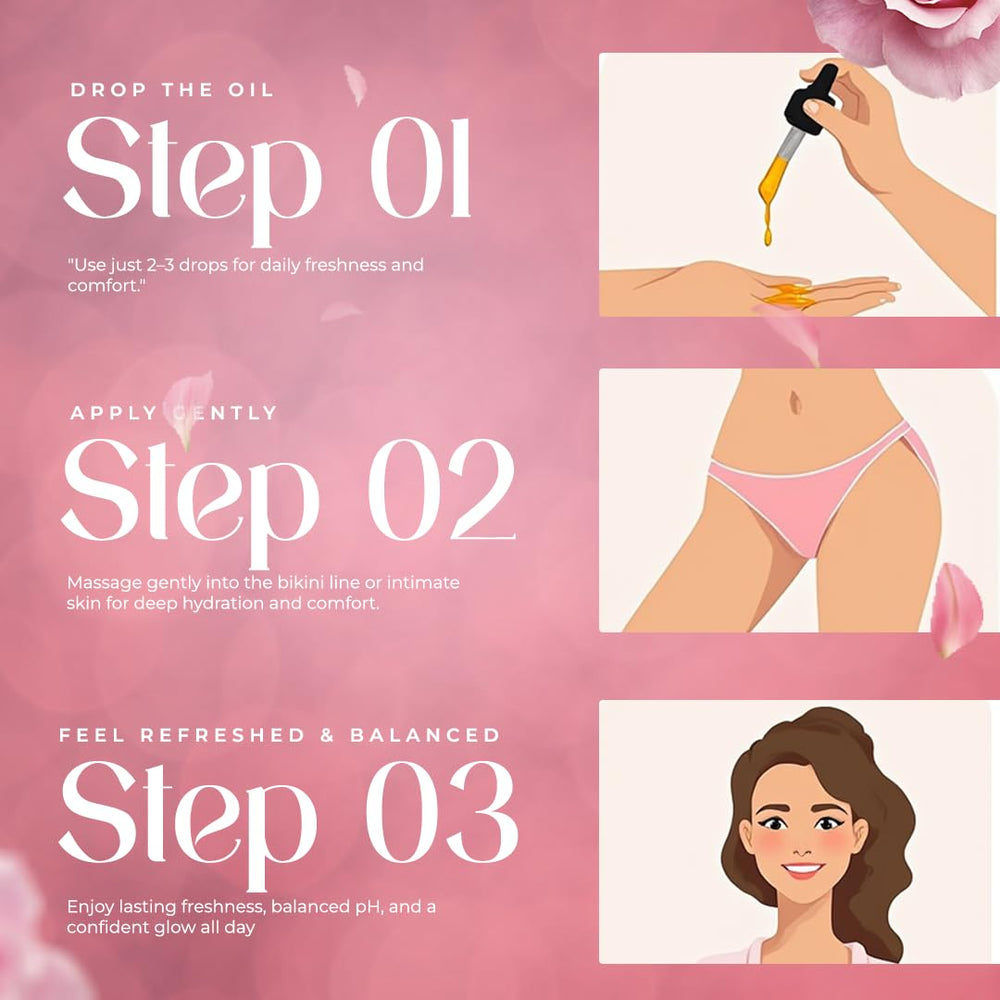 Yoni Rescue aplicado después de la depilación en baño, calma y confort inmediato