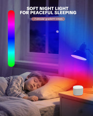 YONSEN luz nocturna encendida ofrece tono suave para calma nocturna