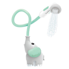 Yookidoo elefante frontal mostrando diseño y seguridad para baño