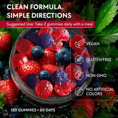 YOLOBALANCE detalle de la etiqueta nutricional para transparencia en ingredientes y dosis