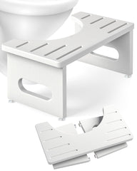 YOSE vista frontal del taburete de bambú, solución ergonómica y elegante