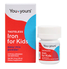 You+yours frasco frontal mostrando etiqueta clara y 120 porciones