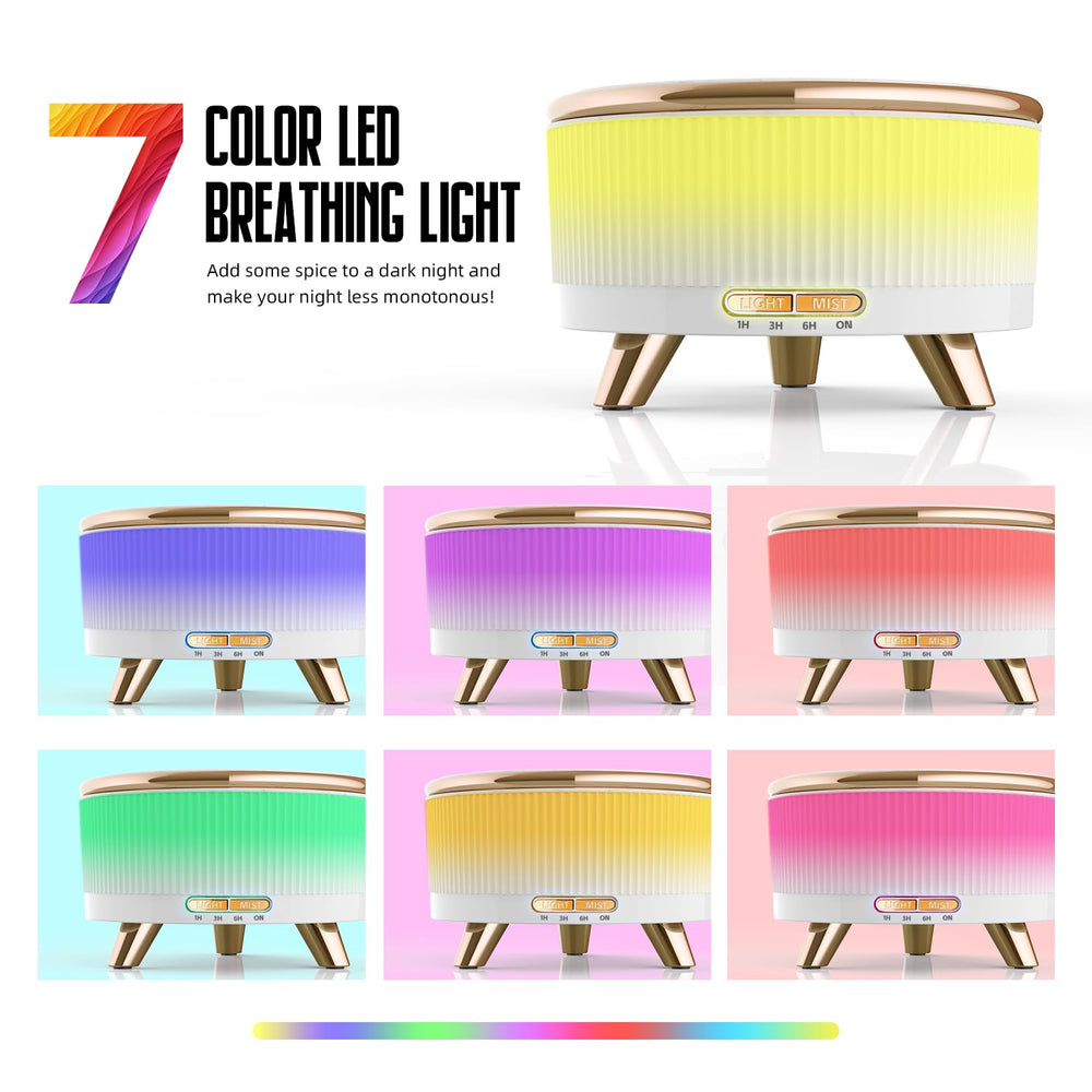 YOUENKITY iluminación LED siete colores creando ambiente relajante