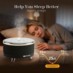 YOUENKITY tanque interno 500ml que proporciona hasta 20 horas de uso