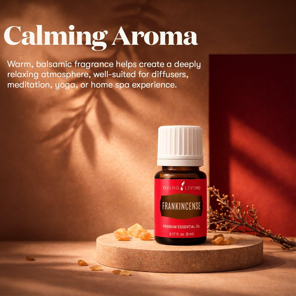 Young Living detalle de gota y textura del aceite para uso versátil