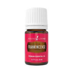 Young Living frasco frontal mostrando etiqueta y beneficios aromáticos