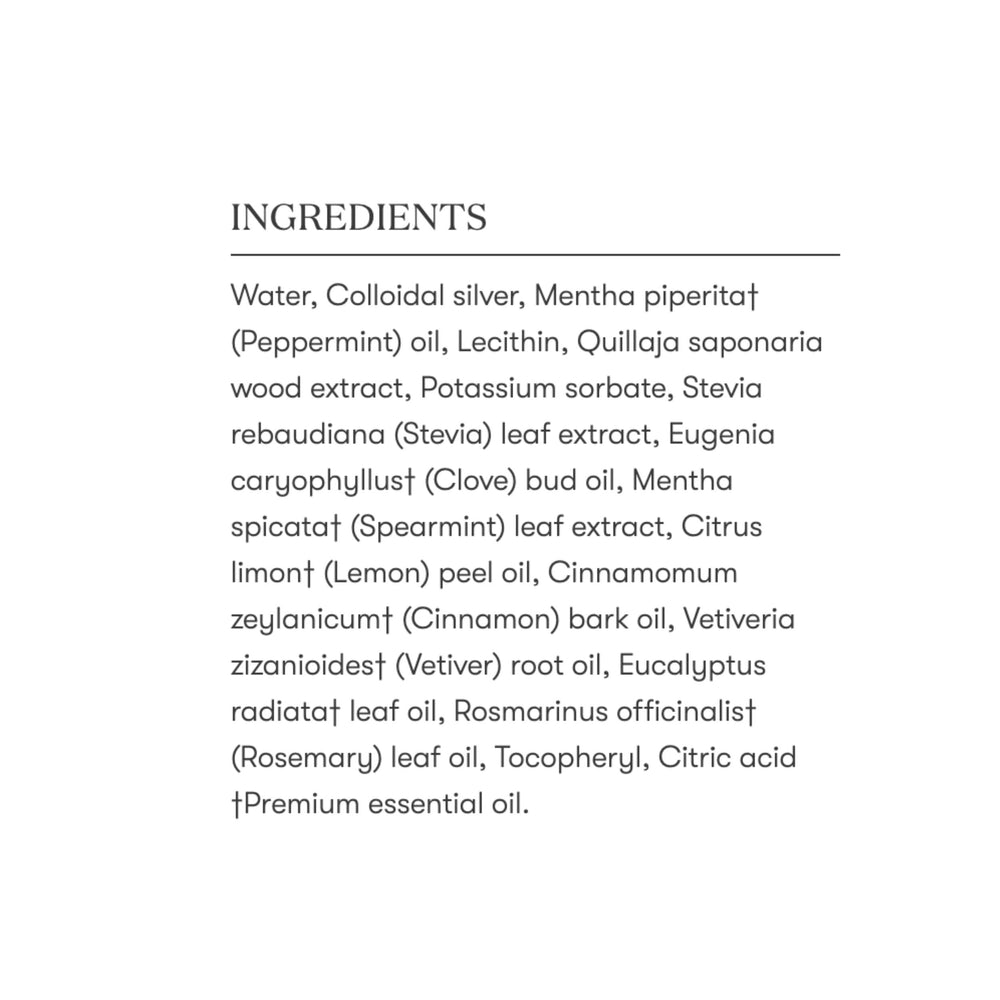 Young Living packaging lateral que resalta información del producto