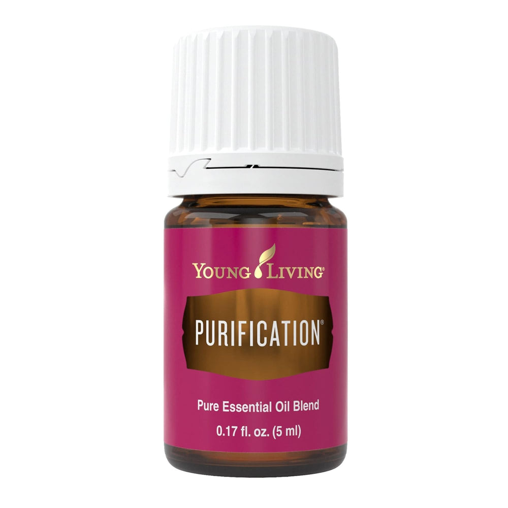 Young Living frasco Purification 5ml vista frontal para uso doméstico