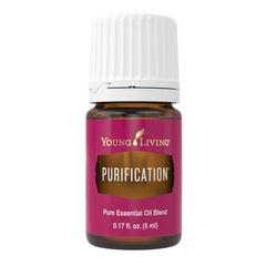 Young Living frasco Purification 5ml vista frontal para uso doméstico