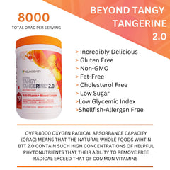 Youngevity etiqueta con lista de ingredientes y respaldo de calidad orgánica