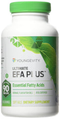 Youngevity cápsulas en mano para referencia de tamaño y uso