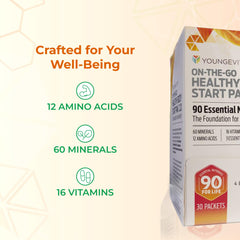 Youngevity etiqueta de ingredientes clara para transparencia y confianza