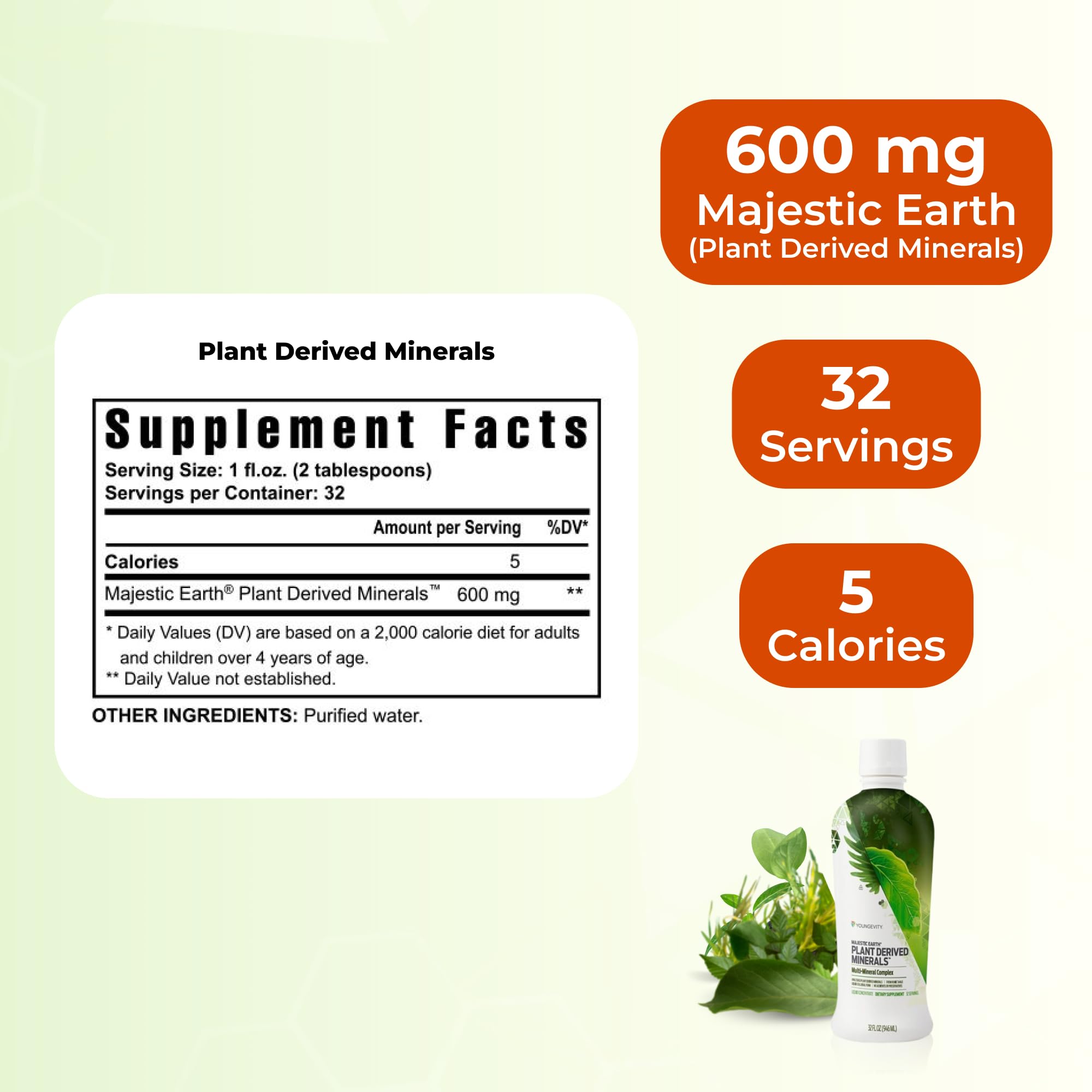 Youngevity dosificador con marca de medidas para una toma precisa
