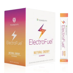 Youngevity empaque frontal mostrando 30 sticks y diseño atractivo