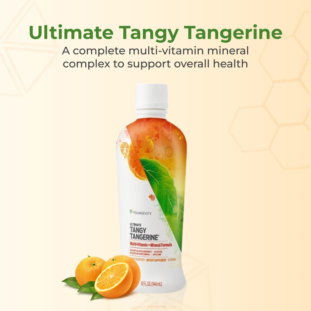 Youngevity etiqueta nutricional detallada que facilita información de ingredientes