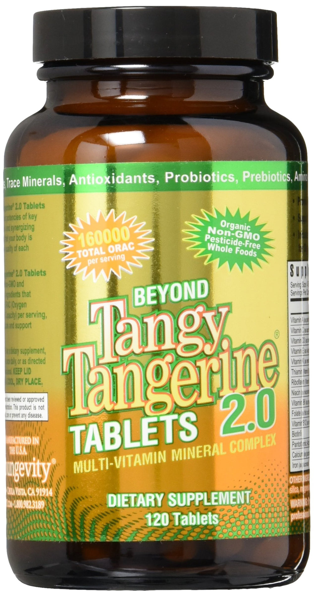Youngevity tabletas en mano para apreciar tamaño y dosificación