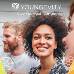 Youngevity batido preparado en cocina, integración al estilo de vida saludable