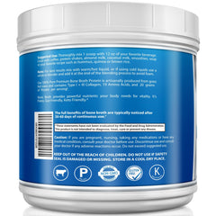 Comparación de tamaño del envase YounGlo 1.25 lb junto a utensilios de cocina
