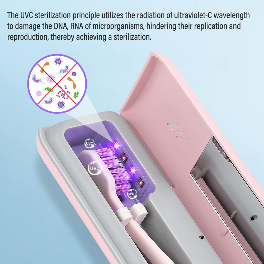 YourMate interior con lámpara UVC visible que optimiza la desinfección
