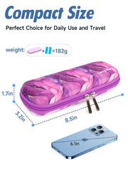 YOUSHARES estuche junto a smartphone para comparar tamaño y escala