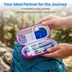 YOUSHARES estuche con dos plumas y accesorios listos para viajar