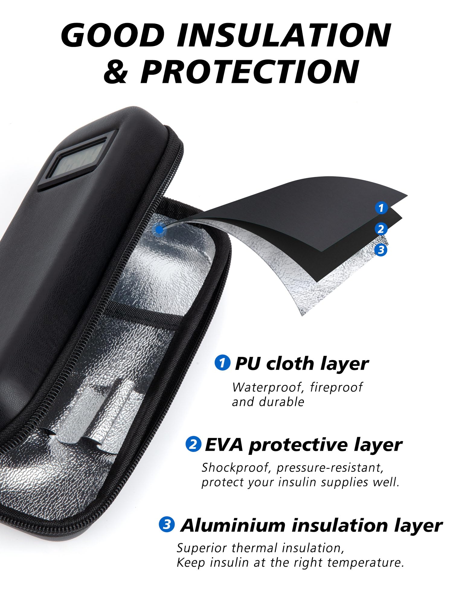 YOUSHARES estuche dentro de una mochila, transporte discreto y protegido