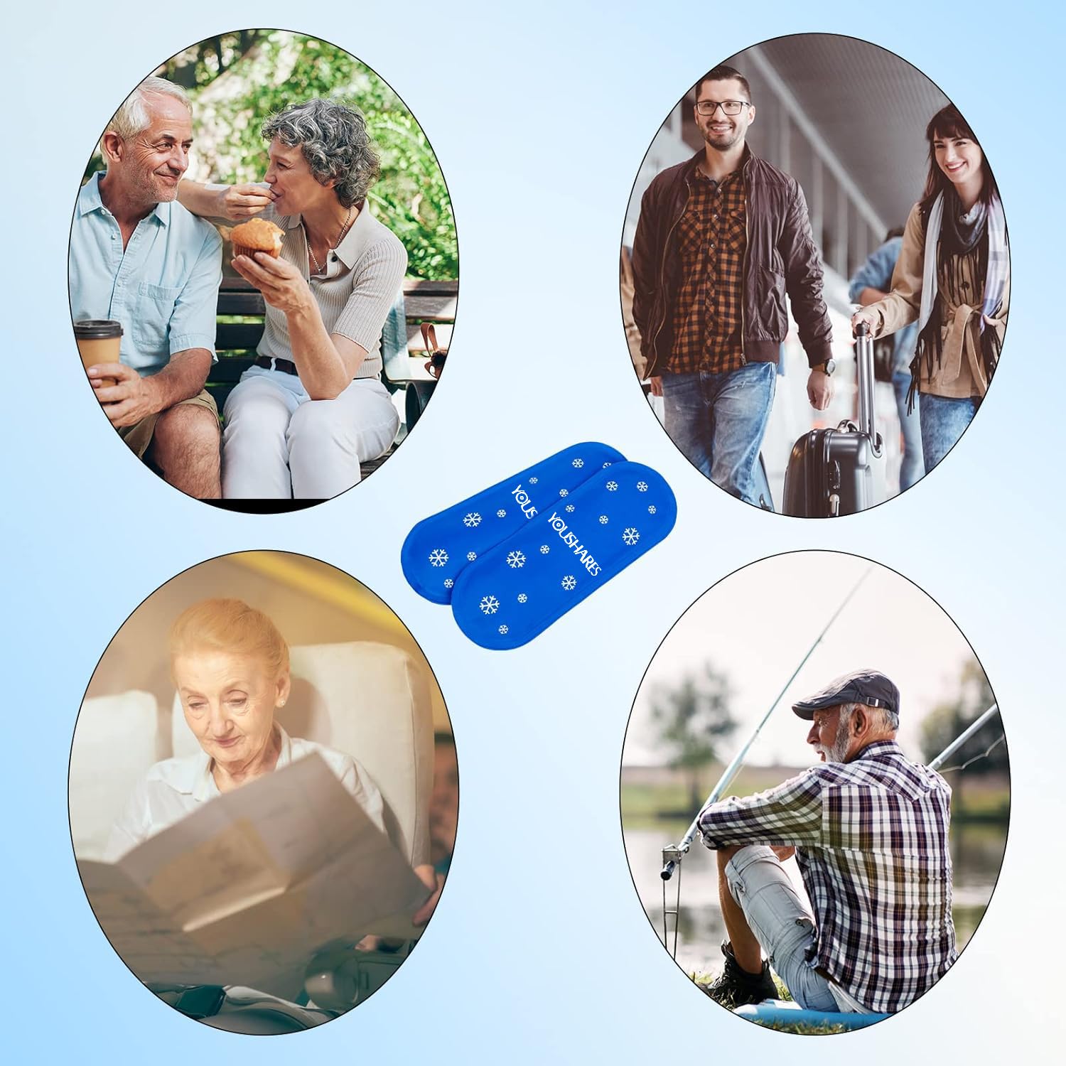 YOUSHARES en escenario de viaje, tranquilidad para transportar insulina