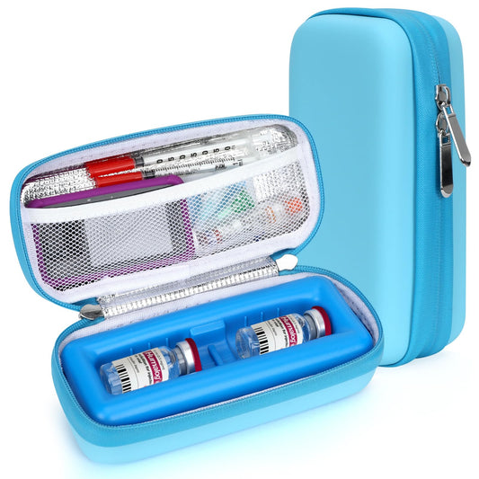 YOUSHARES estuche frontal resistente mostrando cierre y diseño protector