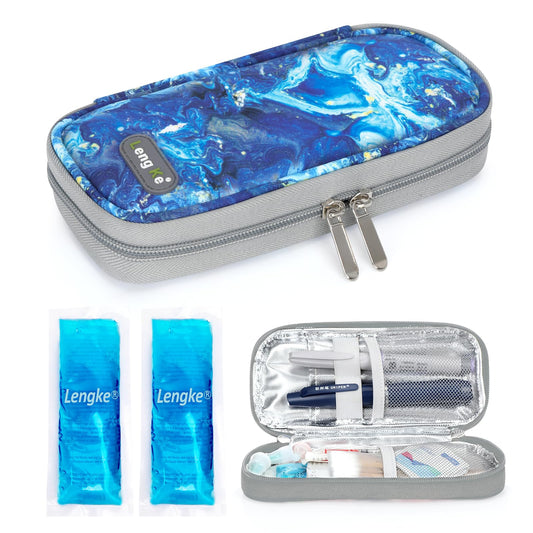 YOUSHARES estuche frontal cerrado mostrando diseño compacto y profesional