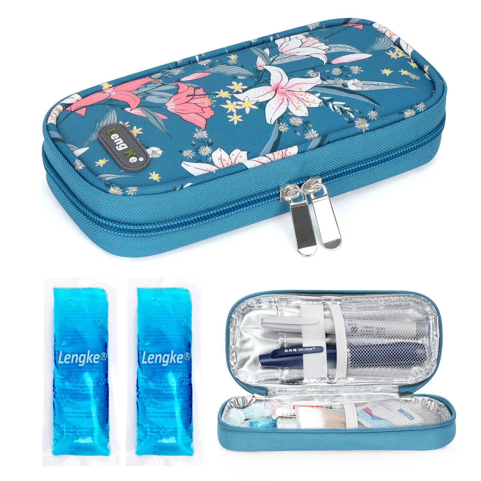 YOUSHARES estuche frontal cerrado, protección compacta para insulina