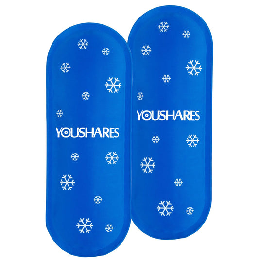 YOUSHARES vista frontal del pack en caja, asegurando transporte seguro