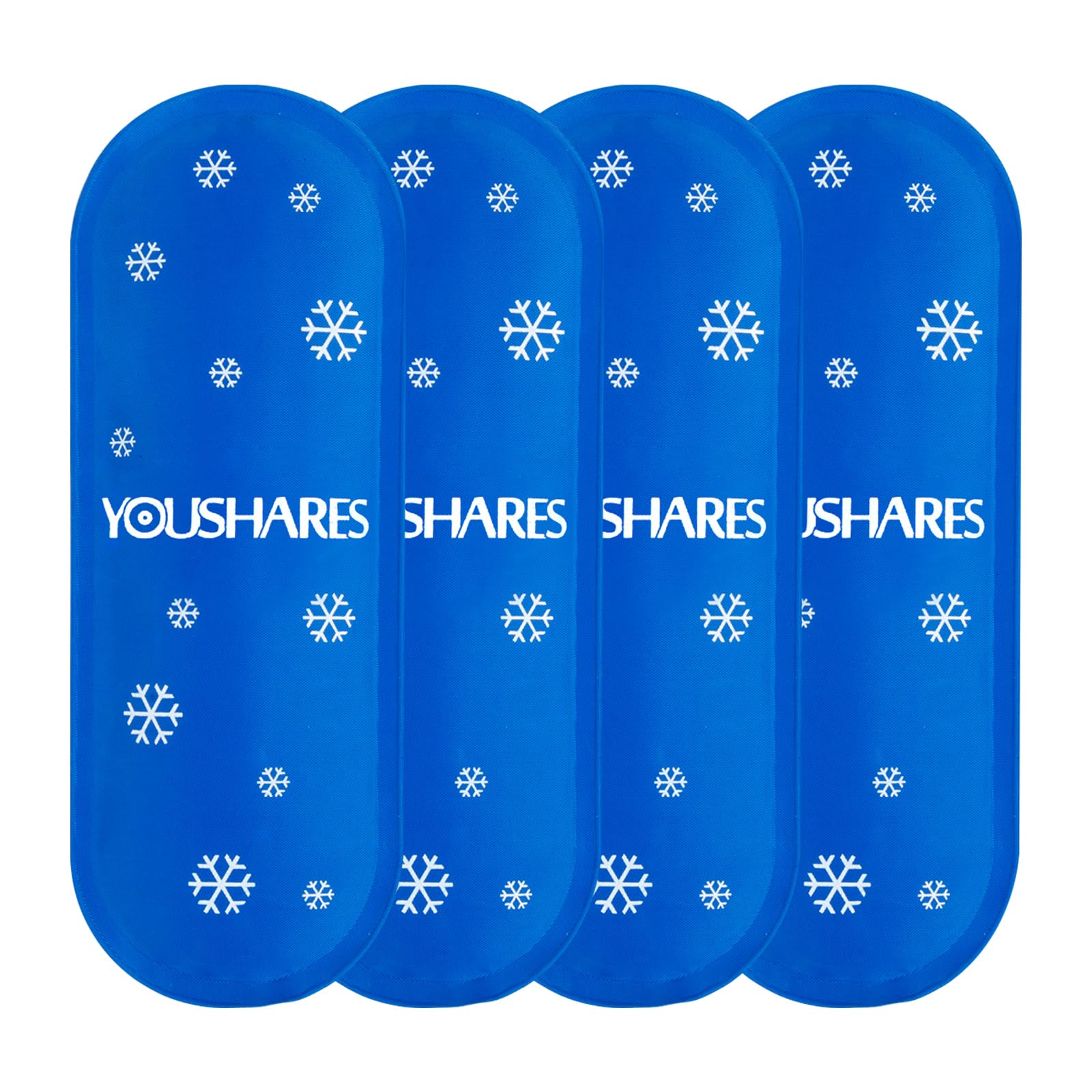 YOUSHARES frontal del embalaje mostrando el pack y beneficio de viaje seguro