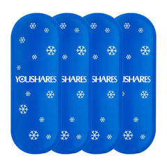 YOUSHARES frontal del embalaje mostrando el pack y beneficio de viaje seguro