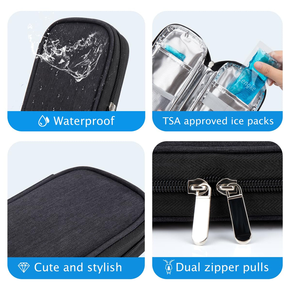 YOUSHARES packs de gel aprobados por TSA conservando frío seguro
