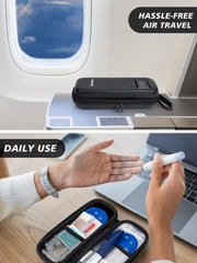 YOUSHARES detalle de materiales PU y aluminio, protección y durabilidad