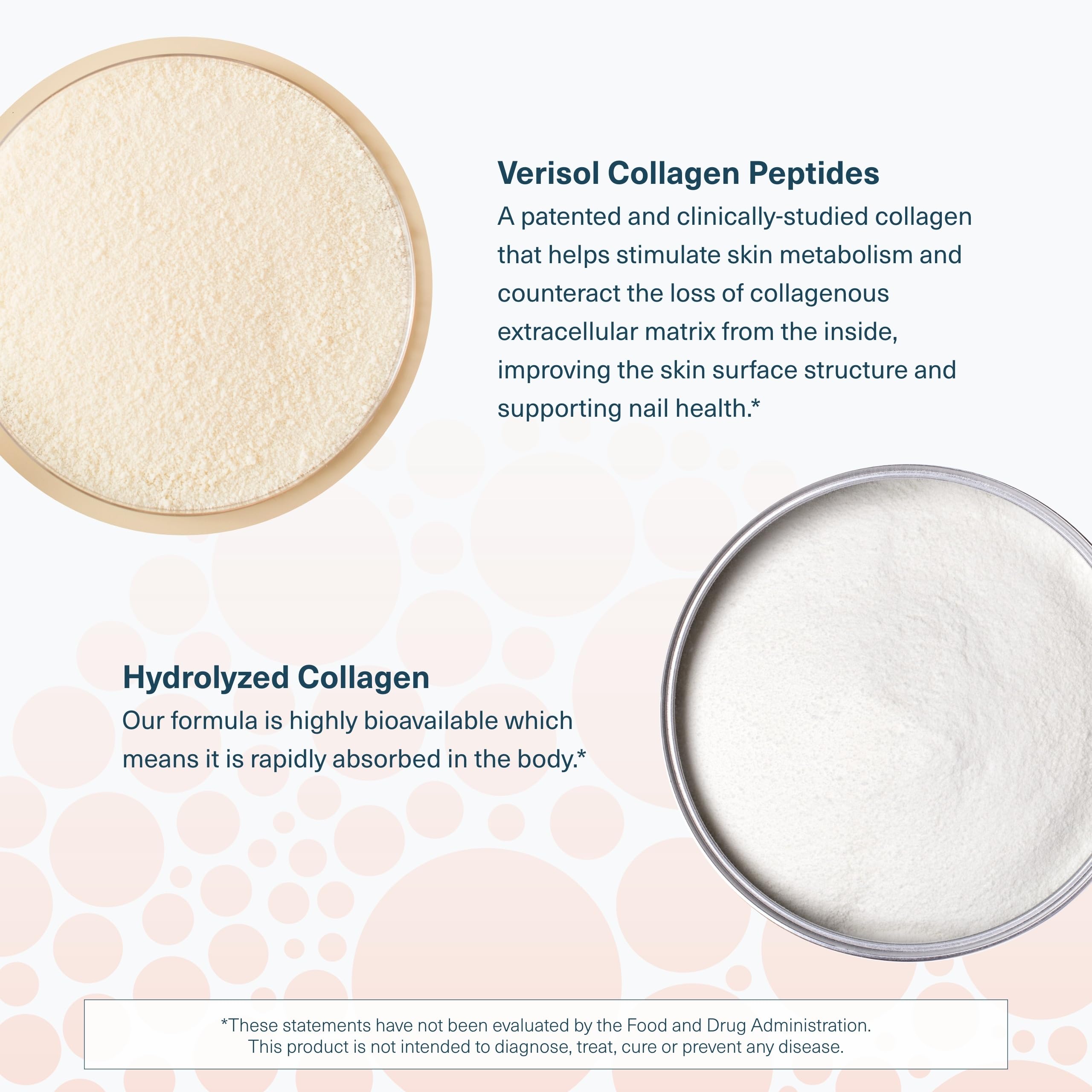 Etiqueta nutricional de Youtheory Collagen Liquid destacando calidad y pruebas de terceros