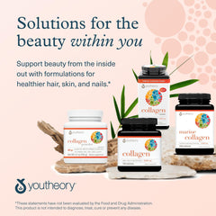 Escena de estilo de vida saludable con Youtheory y ejercicio
